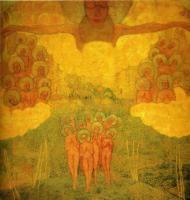 Kazimir Malevich - Sketch for the fresco Triumph of the Skies